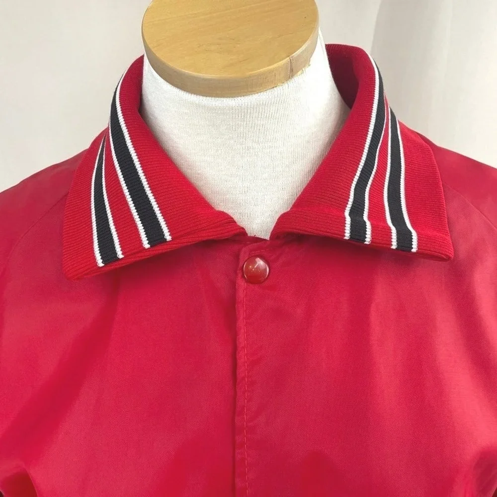 Vintage Bomber Jacket Mens (XL) Archery Ohio Red Lined Hunting Varsity Gorp USA‎